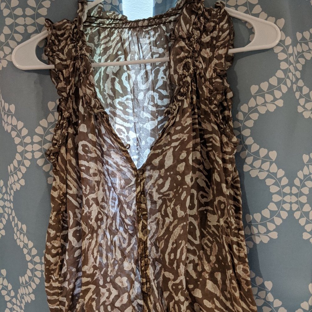 Animal Print Top